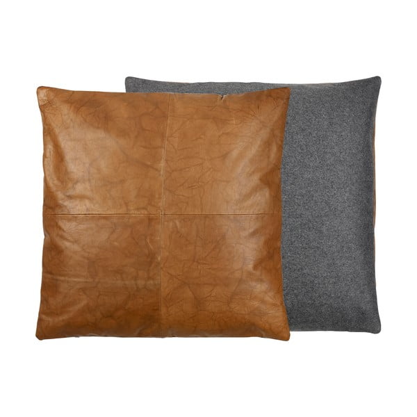 Lodge bőr kétoldalas párna, 60 x 60 cm - Södahl-image-2