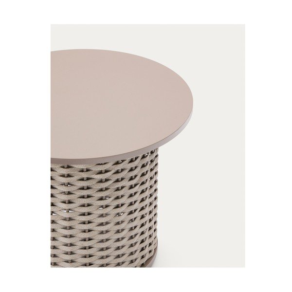 Fém kerek kerti kisasztal ø 50 cm Sedalis – Kave Home-image-4