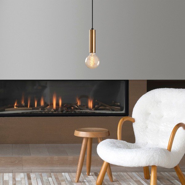 Aranyszínű függőlámpa ø 4 cm Tempo – Opviq lights-image-1