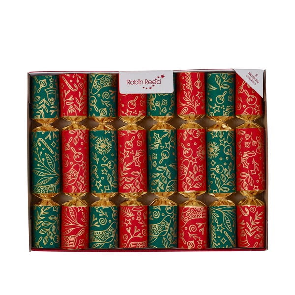 Karácsonyi cracker szett 8 db-os Bon Bon – Robin Reed