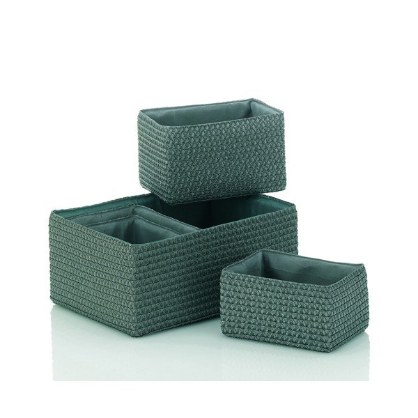 Basket szürke fürdőszobai rendszerező, 22 x 16 x 14 cm - Kela