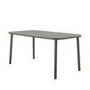 Fém kerti étkezőasztal 90x160 cm Calana – Bloomingville