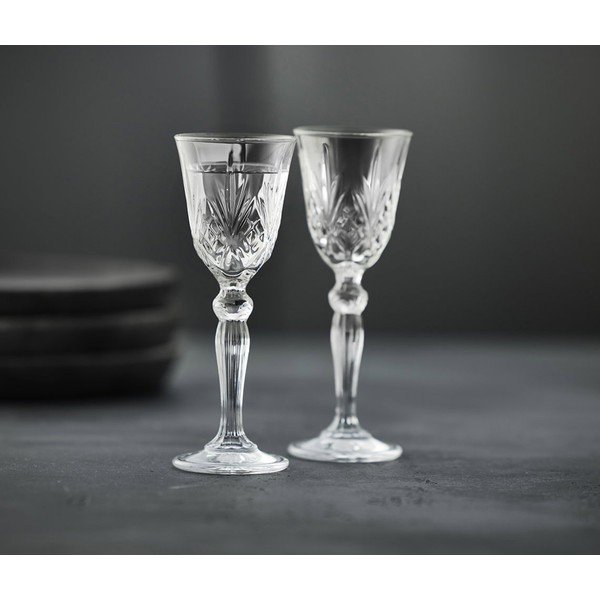 Likőrös pohár szett 4 db-os 50 ml Melodia – Lyngby Glas-image-1