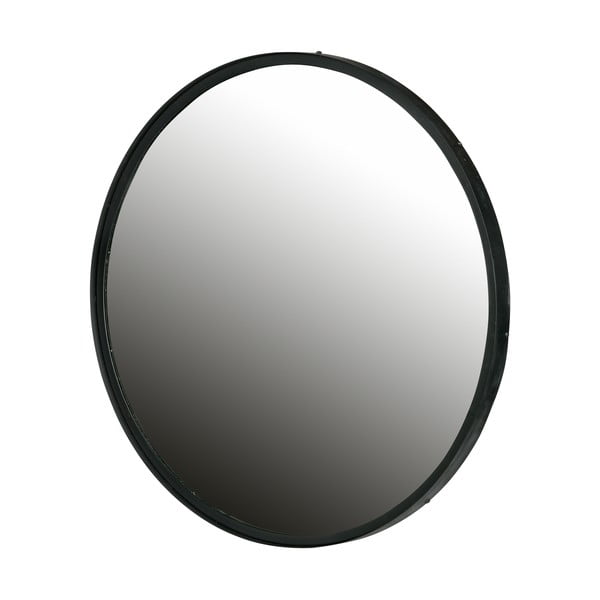 Lauren falitükör fekete kerettel, ⌀ 80 cm - WOOOD-image-2