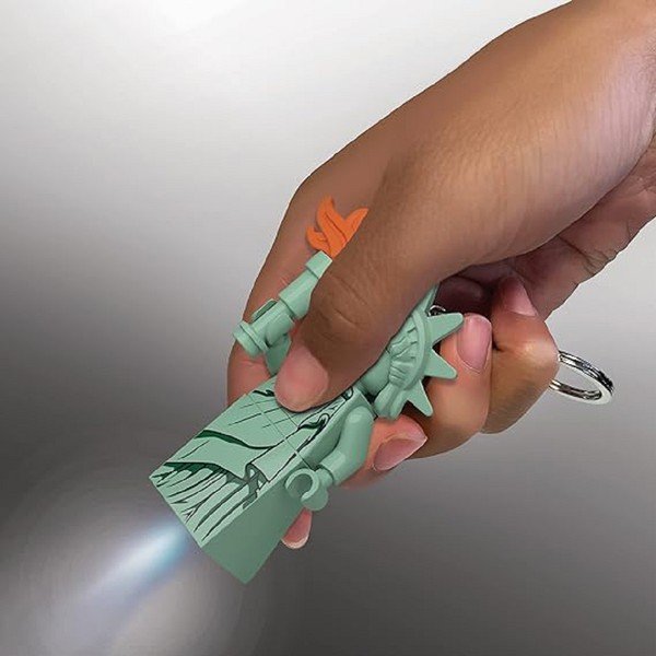 Zöld világító kulcstartó Statue of Liberty – LEGO®-image-1