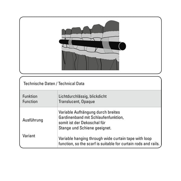 Szürke-bézs lenkeverék függöny 140x245 cm List – Sehlbach-image-3
