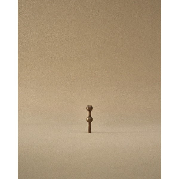 Bronzszínű fém váza (magasság 10 cm) Nagel – STOFF Nagel-image-1