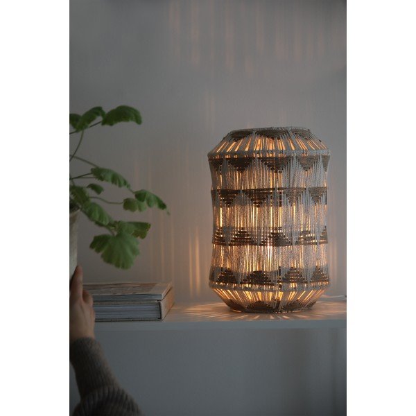 Natúr színű asztali lámpa textil-juta búrával (magasság 35 cm) Ano – Markslöjd-image-1