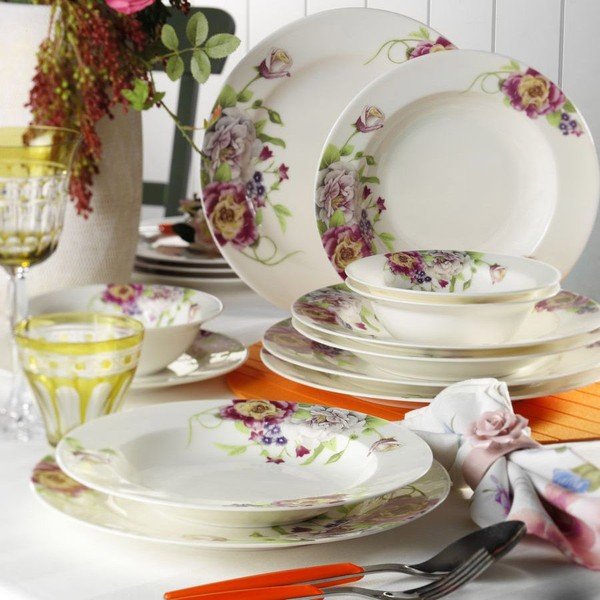 Spring 24 db-os porcelán étkészlet - Kutahya-image-1