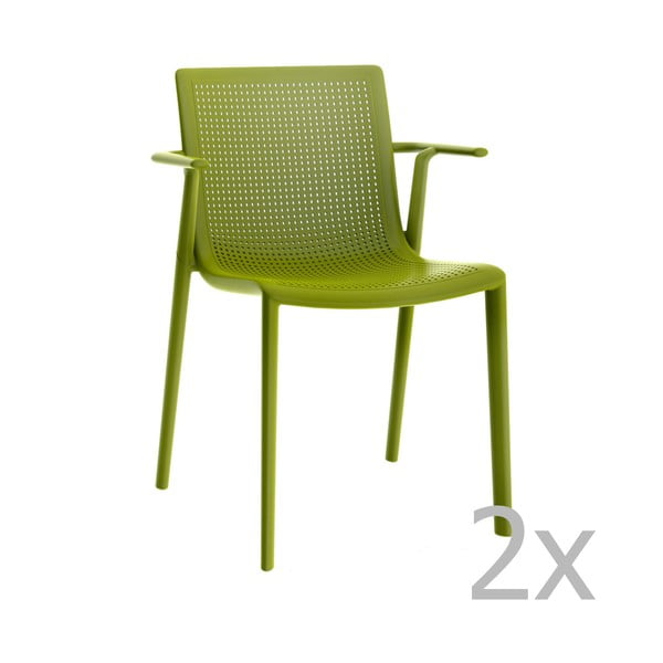 Beekat zöld kerti fotel, 2 db - Resol