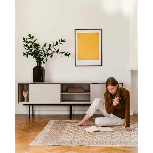 Szürkésbézs TV-állvány 189x61x42 cm Mod – noo.ma-image-2