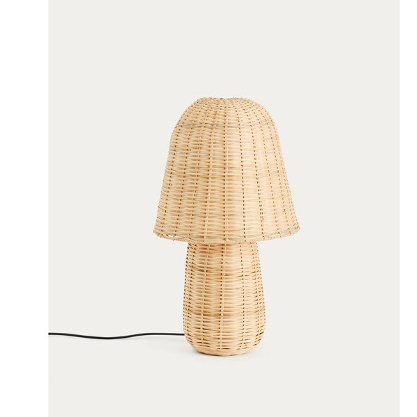 Natúr színű rattan asztali lámpa (magasság 65 cm) Neuda – Kave Home-image-2