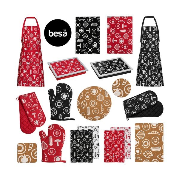 Pamut konyharuha szett 2 db-os 40x60 cm Besa – Premier Housewares-image-2