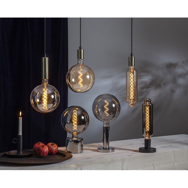 Ezüstszínű lámpa talp 10 cm Glans – Star Trading-image-1