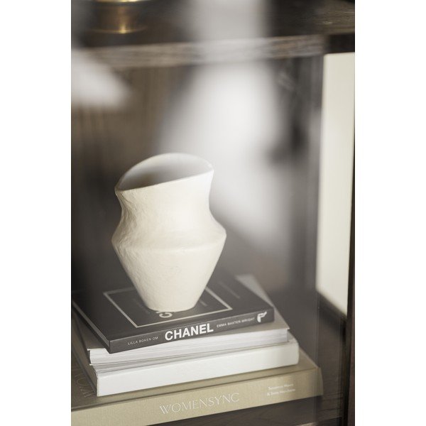 Barna tálalószekrény tolóajtóval, tölgyfa dekorral 100x203 cm Hazelton – Rowico-image-3