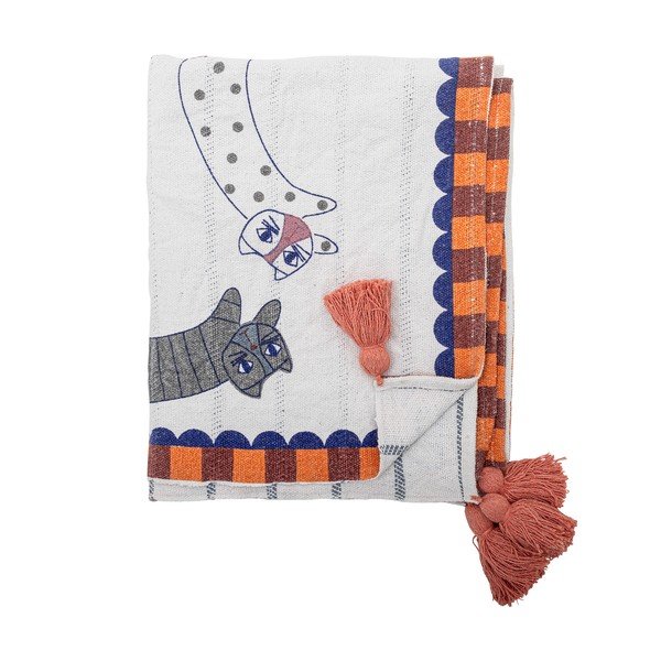 Pamutkeverék takaró 130x155 cm Missy – Bloomingville