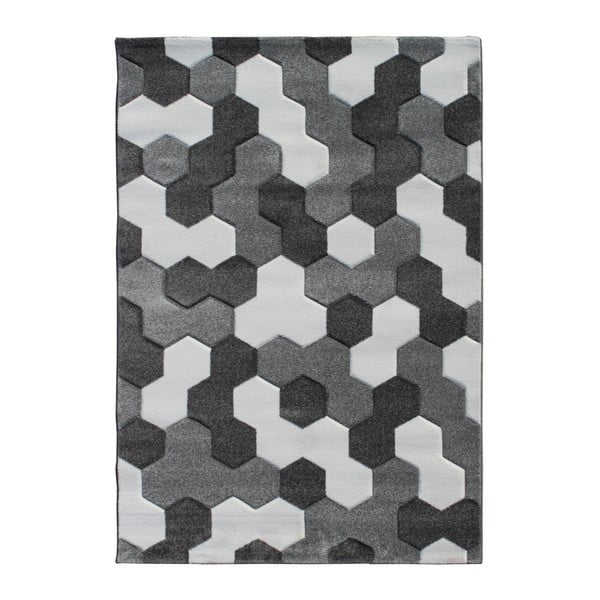 Mosaiko szürkésbarna szőnyeg, 160 x 230 cm - Tomasucci