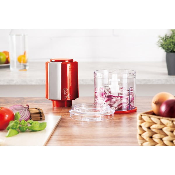 Elektromos zöldség és gyümölcs aprító Burgundy Metallic Line - BerlingerHaus-image-4