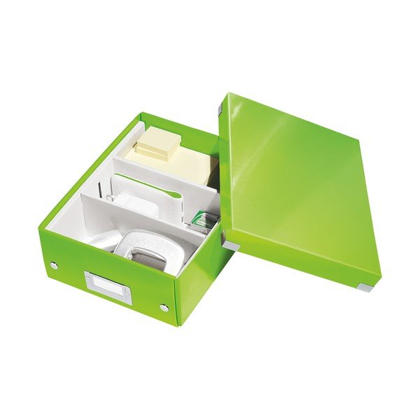 Office zöld rendszerező doboz, hossz 28 cm Click&Store - Leitz-image-4