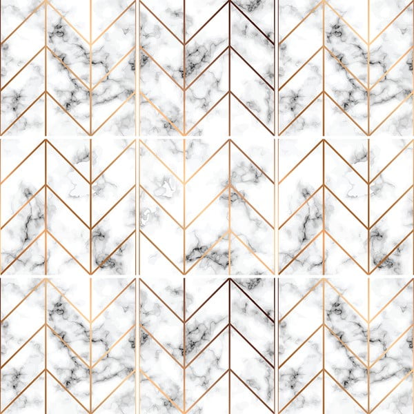 Matrica szett csempére 9 db-os 20x20 cm Marble – Ambiance-image-2