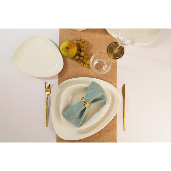 Fehér porcelán desszertes  tányér készlet 6 db-os Carrara – Villa Altachiara-image-4