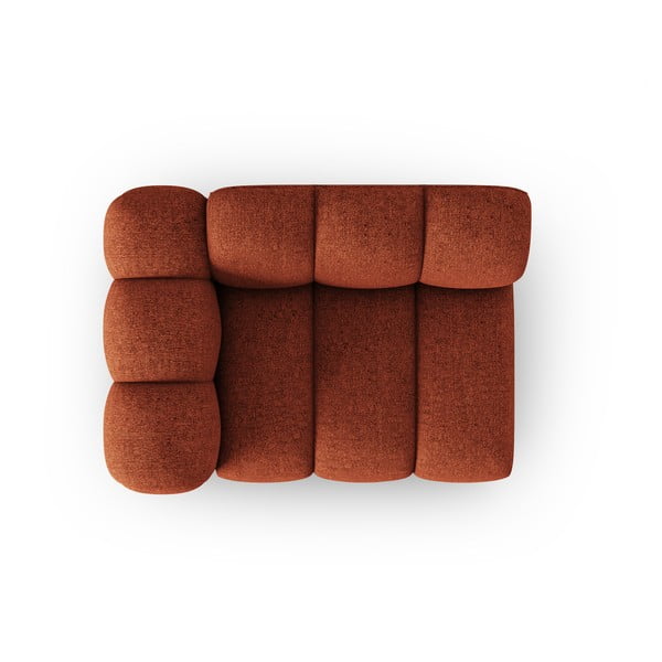 Téglavörös kanapé modul (bal oldali) Lupine – Micadoni Home-image-2