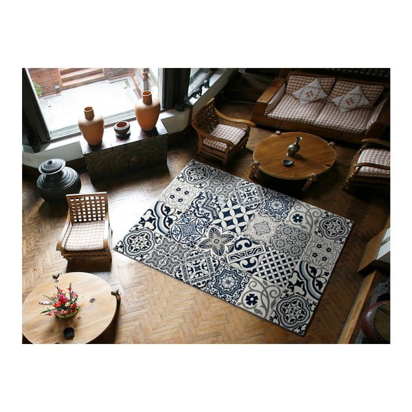 Indigo Azul Mecho kék szőnyeg, 140 x 200 cm - Universal-image-1