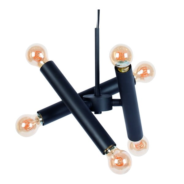 Fényes fekete dimmelhető függőlámpa Hawk – Zuiver-image-4