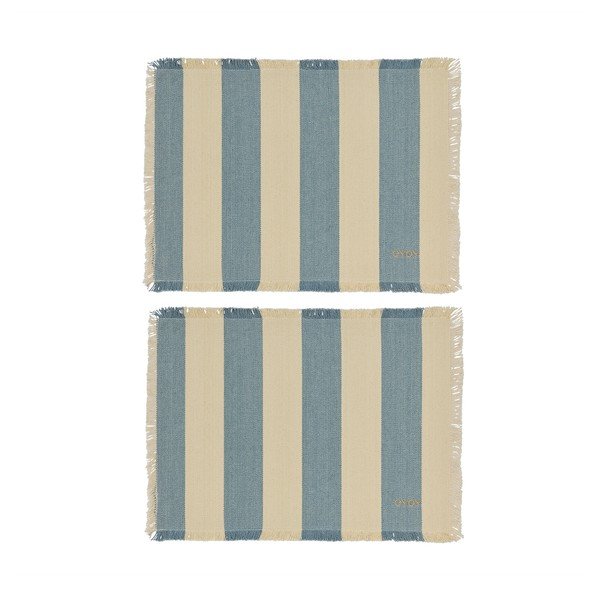 Bio pamut tányéralátét szett 2 db-os 36x48 cm Toppu – OYOY Living Design