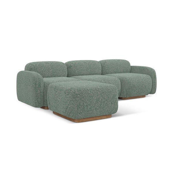 Világoszöld moduláris sarokkanapé (variálható sarok) Ailani – Makamii-image-3