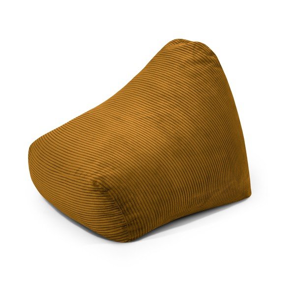 Mustársárga kordbársony gyerek babzsákfotel Snug 80 – SLOWDOWN