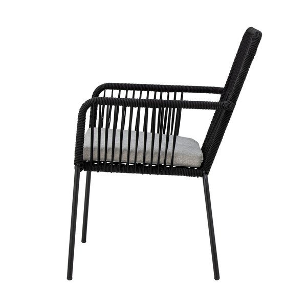 Fekete étkezőszék szett 2 db-os Santino – Bloomingville-image-3