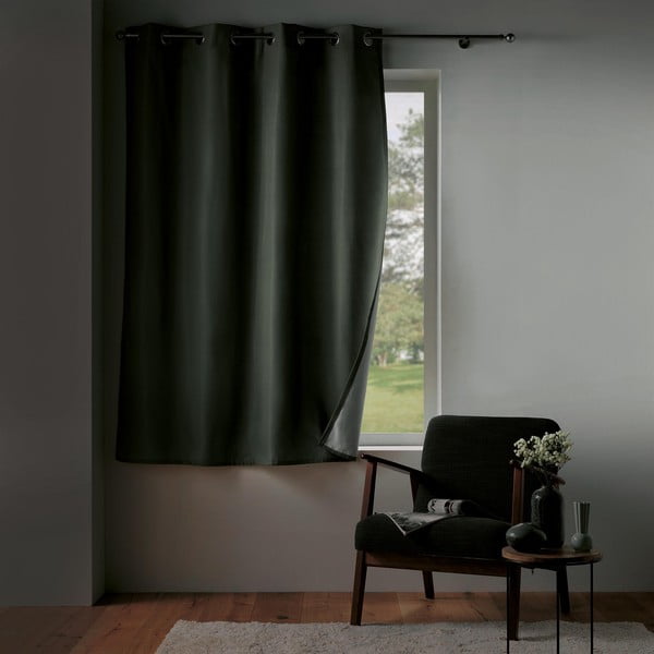 Szürke mikroszálas termo függöny 135x180 cm Micropolar – douceur d'intérieur-image-4