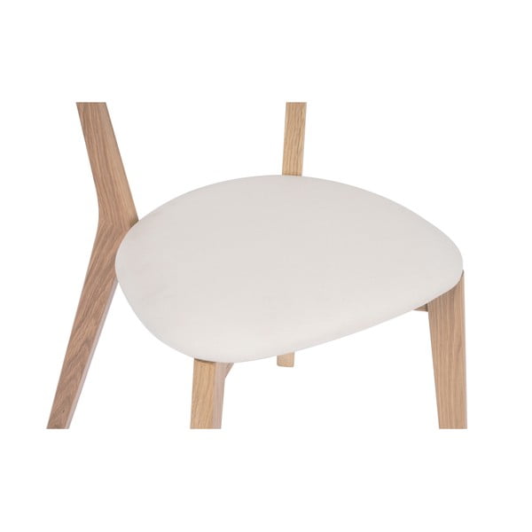 Tölgyfa étkezőszék fehér ülőrésszel Arch - Bonami Selection-image-3