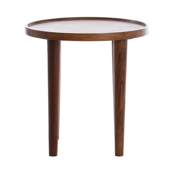 Akácfa kerek tárolóasztal ø 49 cm Qiano – Light & Living-image-1