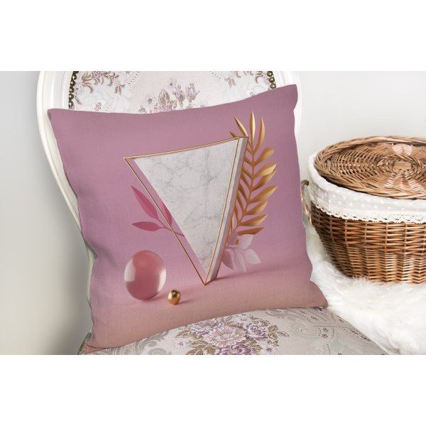 Marble Triangle párnahuzat, 45 x 45 cm - Minimalist Cushion Covers-image-2
