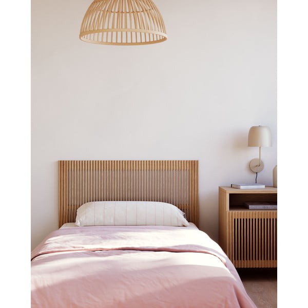 Natúr színű tölgyfa ágytámla 105x70 cm Beyla – Kave Home-image-1