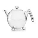 Ezüstszínű rozsdamentes acél teáskanna 1,5 l Bella Ronde – Bredemeijer