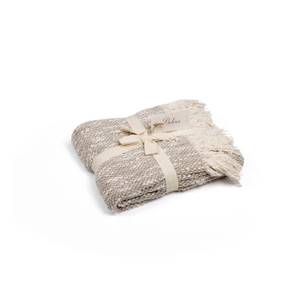 Baby bézs pamut takaró, 130 x 170 cm