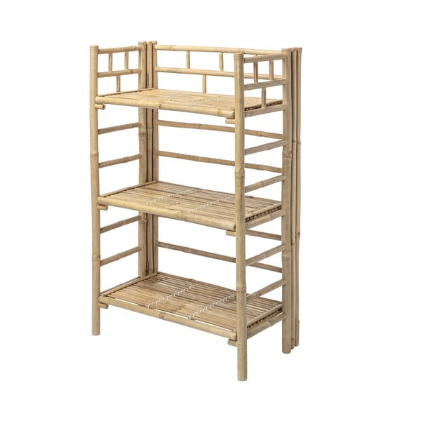 Natúr színű bambusz gyerek könyvespolc 66x105 cm Zep – Bloomingville Mini-image-4