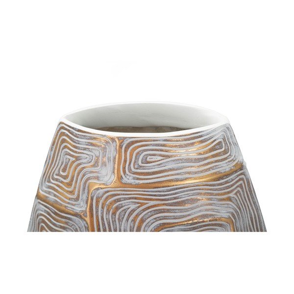 Aranyszínű poligyanta váza (magasság 59,5 cm) Eclips – Mauro Ferretti-image-4