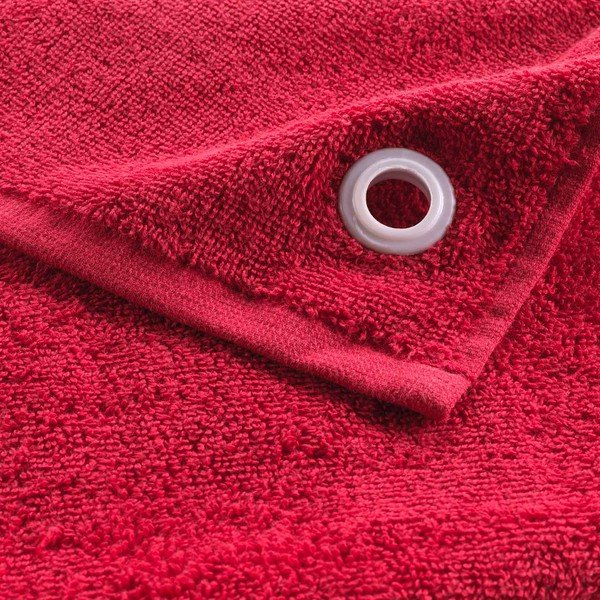 Piros frottír pamut törölköző 50x50 cm Cuistot – douceur d'intérieur-image-2
