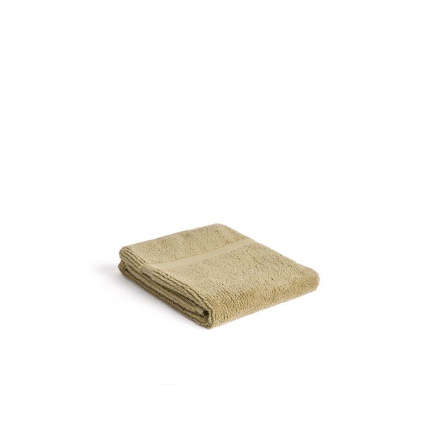 Zöld frottír pamut törölköző 50x90 cm Olvira – Kave Home-image-4