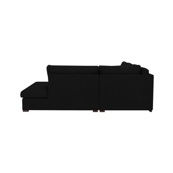 Daphne fekete jobb oldali sarokkanapé - Windsor & Co Sofas-image-4