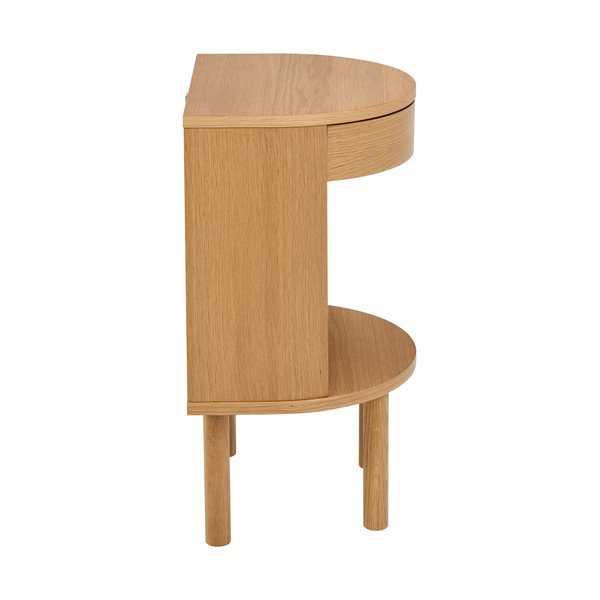 Világos natúr színű éjjeliszekrény tölgyfa dekorral Paron – Actona-image-4