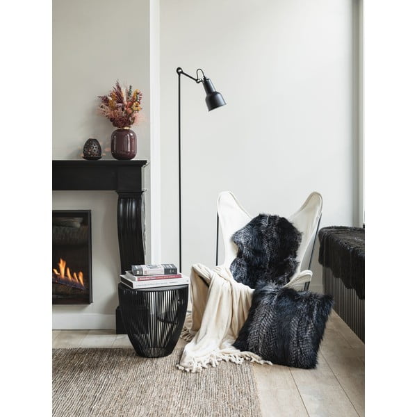 Fox fekete műszőrme, 50 x 80 cm - Tiseco Home Studio-image-1