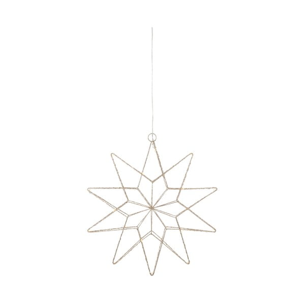 Aranyszínű fénydekoráció karácsonyi mintával ø 31 cm Gleam – Markslöjd