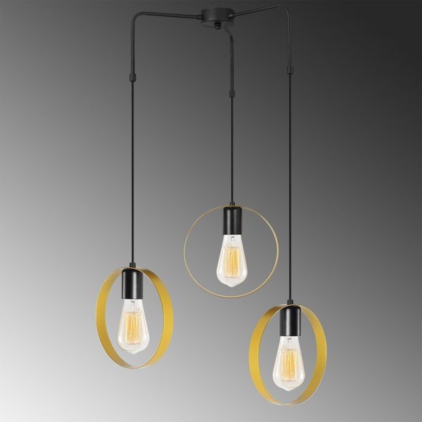 Kosmos fekete fém függőlámpa - Opviq lights-image-1