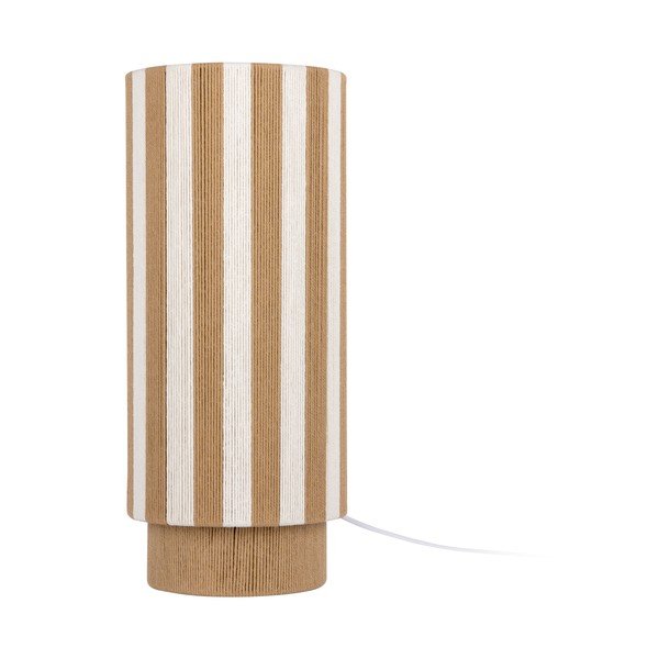 Fehér-natúr színű kötél asztali lámpa (magasság 58 cm) Vienna Stripes – Leitmotiv