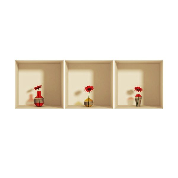Gerberas 3D falmatrica, 3 db - Ambiance-image-2